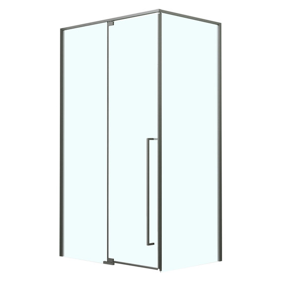 Душевое ограждение Azario MALE 100х100 см AZ-J50-100-MGR-CL, графит матовый/прозрачное - фото 2