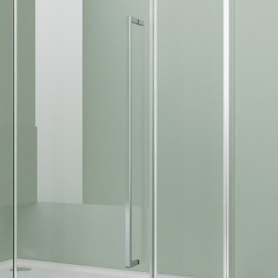 Душевое ограждение Azario MALE 100х100 см AZ-J50-100-MGR-CL, графит матовый/прозрачное - фото 4