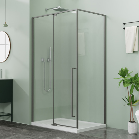 Душевое ограждение Azario MALE 120х90 см AZ-J50-12090-MGR-CL, графит матовый/прозрачное - фото 