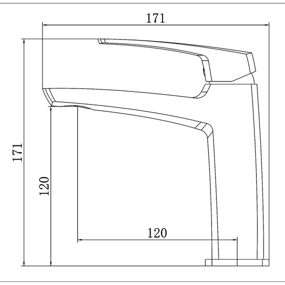 Смеситель для раковины Azario Conda AZ-K1011GR, графит - фото 2