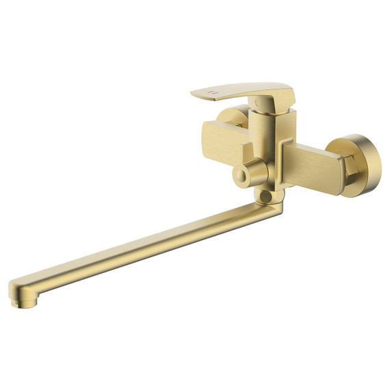 Смеситель для ванны Azario Conda AZ-K1711MG, золото матовое - фото 2