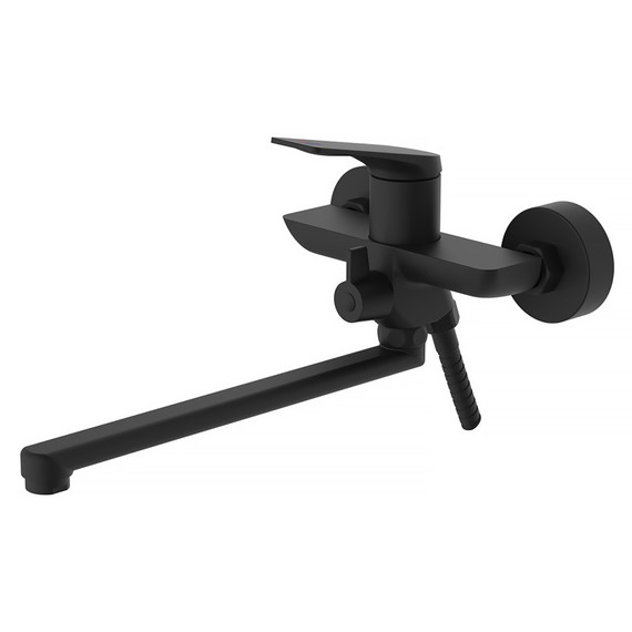 Смеситель для ванны Azario Lursy AZ-K1749B, чёрный матовый - фото 2