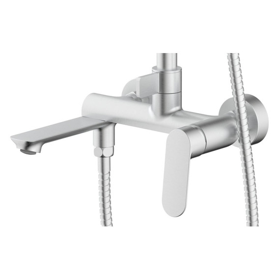 Душевая стойка Azario Alanti AZ-K2332-1BN, сатин - фото 3