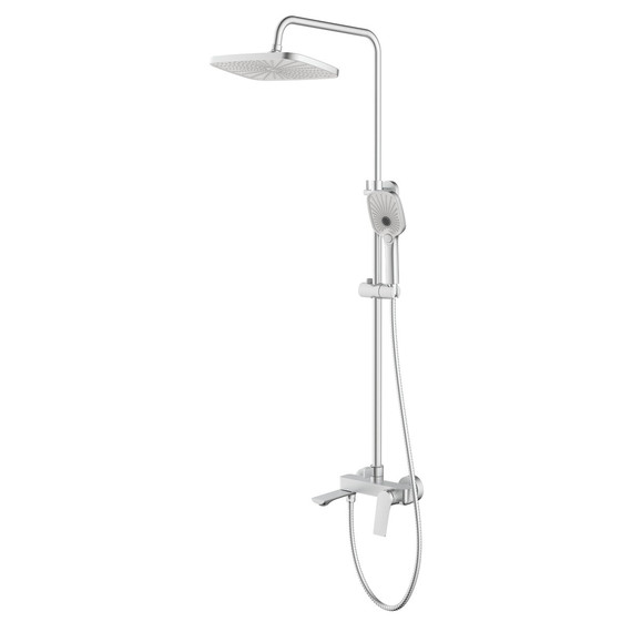 Душевая стойка Azario Lursy AZ-K2349BN, сатин - фото 