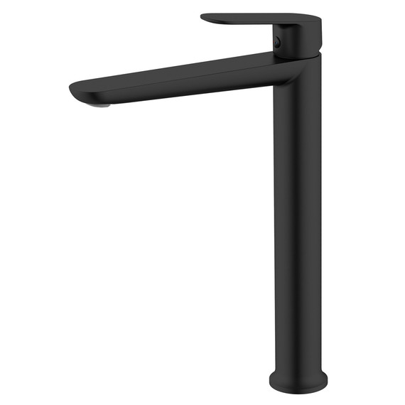 Смеситель для раковины высокий Azario Alanti AZ-K9032B, чёрный матовый - фото 