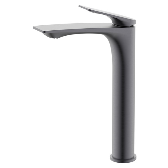 Смеситель для раковины высокий Azario Lursy AZ-K9049GR, графит - фото 