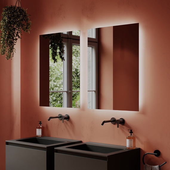 Зеркало Sancos Square 70х80 см SQ700 - фото 2