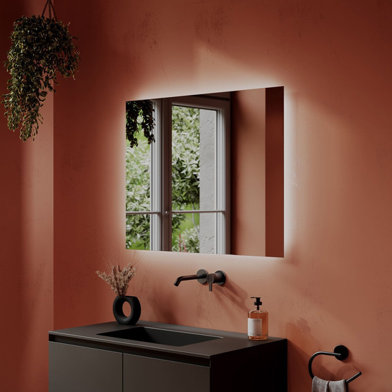 Зеркало Sancos Square 90х70 см SQ900 - фото 2