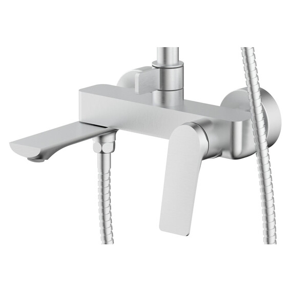 Душевая стойка Azario Lursy AZ-K2349BN, сатин - фото 2