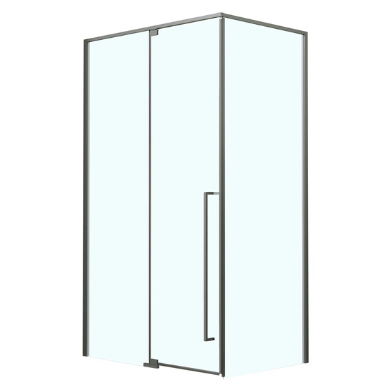 Душевое ограждение Azario MALE 120х80 см AZ-J50-12080-MGR-CL, графит матовый/прозрачное - фото 