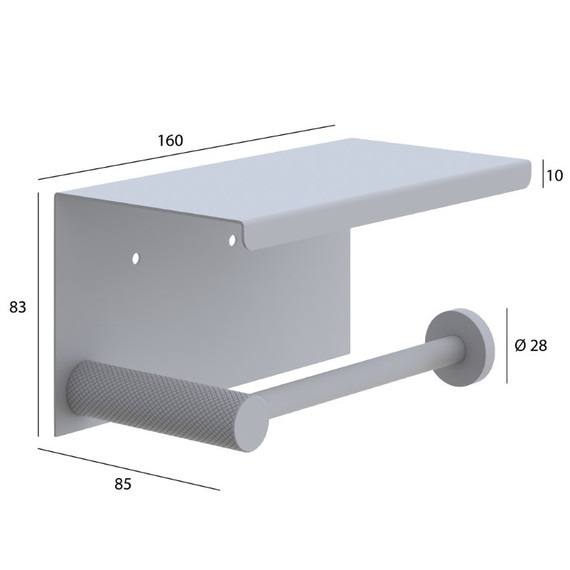 Держатель для туалетной бумаги Boheme Uno 10971-CB, цвет брашированная медь - фото 2
