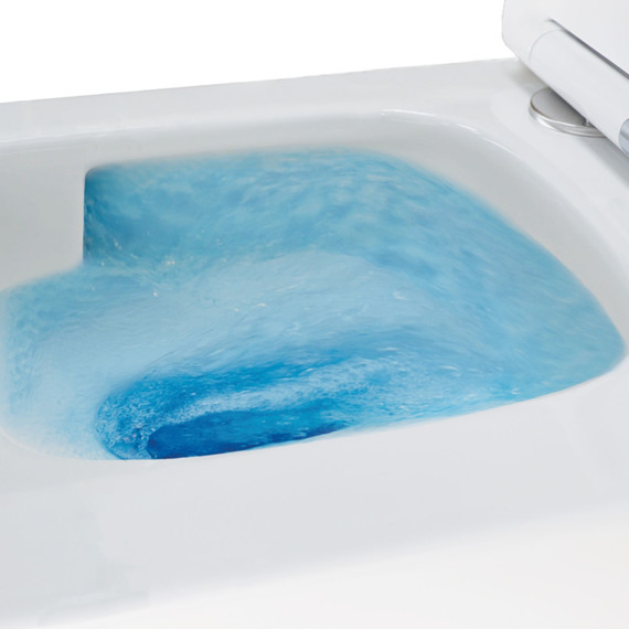 Унитаз подвесной безободковый Azario AIRA AZ-5171T-WHT с тонкой крышкой микролифт (система смыва Торнадо) - фото 10