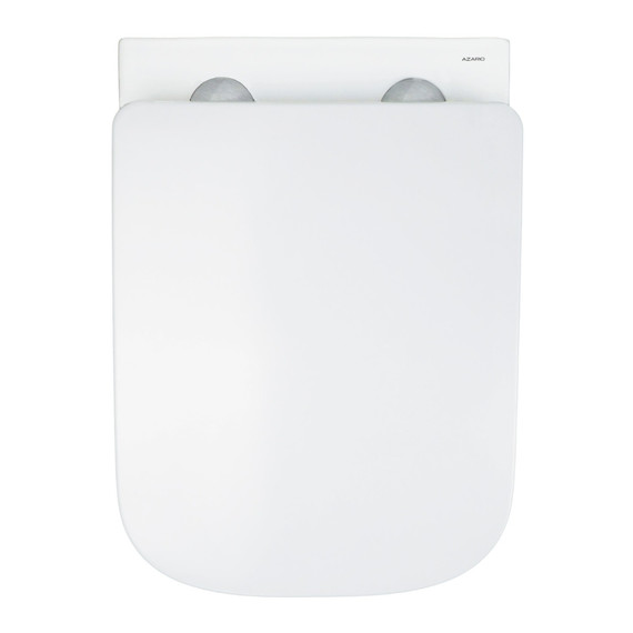 Унитаз подвесной безободковый Azario AIRA AZ-5171T-WHT с тонкой крышкой микролифт (система смыва Торнадо) - фото 6