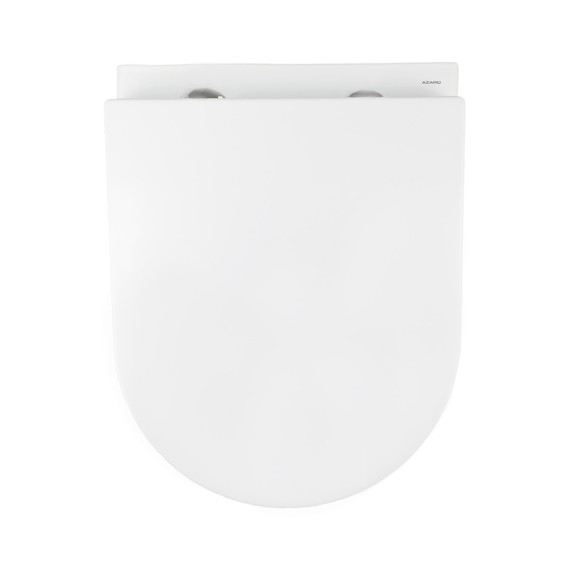 Унитаз подвесной безободковый Azario ADAGIO AZ-5177T-WHT с тонкой крышкой микролифт (система смыва Торнадо) - фото 3
