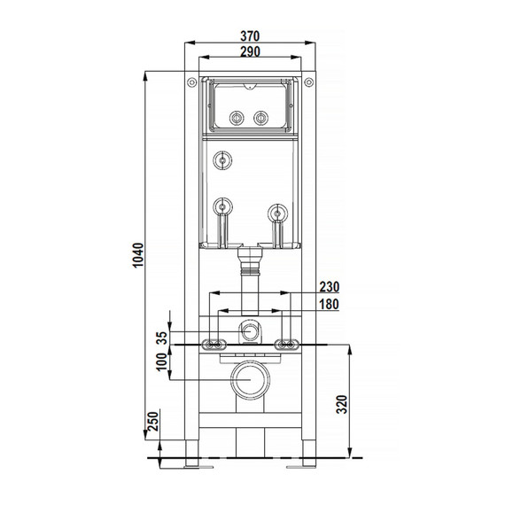 Инсталляция для подвесного унитаза Azario NEW-TS AZ-G12 - фото 5