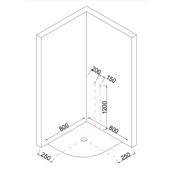 Душевая кабина Taliente 80x80 см TA-8080G, хром/тонированное - фото 5