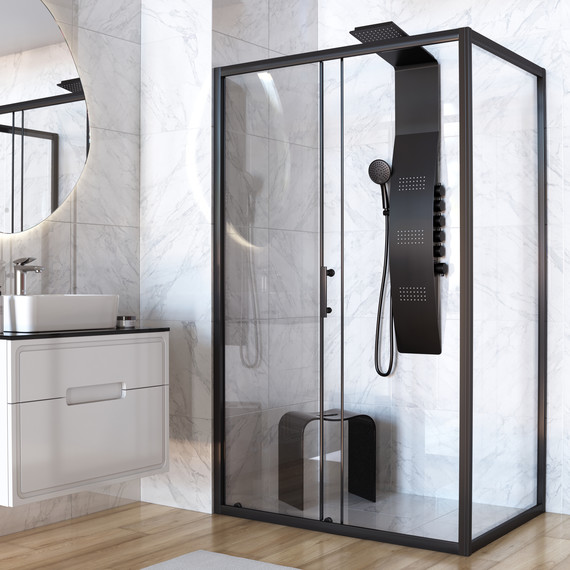 Гидромассажная панель Taliente ТА-G-A04Bb, черный матовый - фото 2