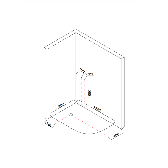 Гидробокс Taliente 120x80 см TA-128CW(L), белый/прозрачное - фото 9