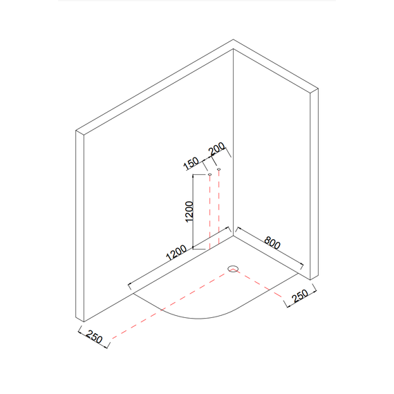 Душевая кабина Taliente 120x80 см TA-12080M(R), хром/матовое - фото 6