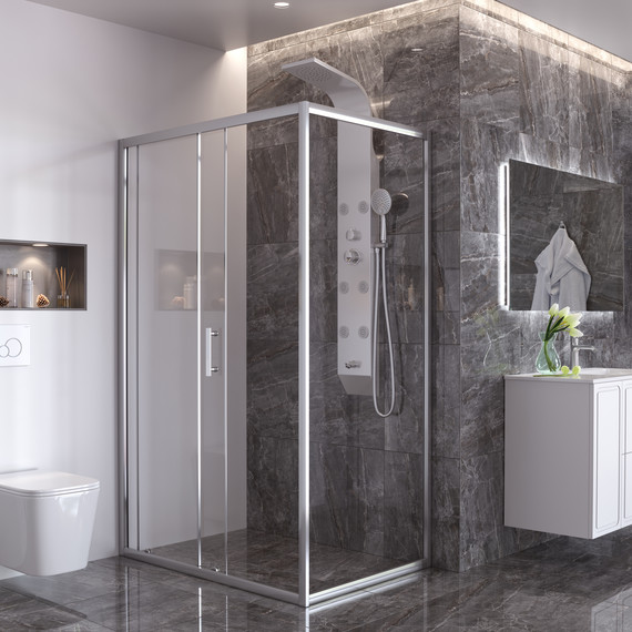 Гидромассажная панель Taliente ТА-G-A02Wcr+s, белый/хром - фото 2