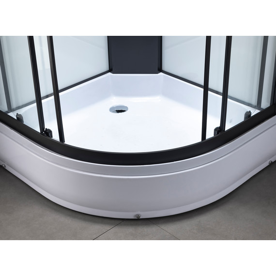 Гидробокс Taliente 100x100 см TA-100CB, чёрный/прозрачное - фото 4