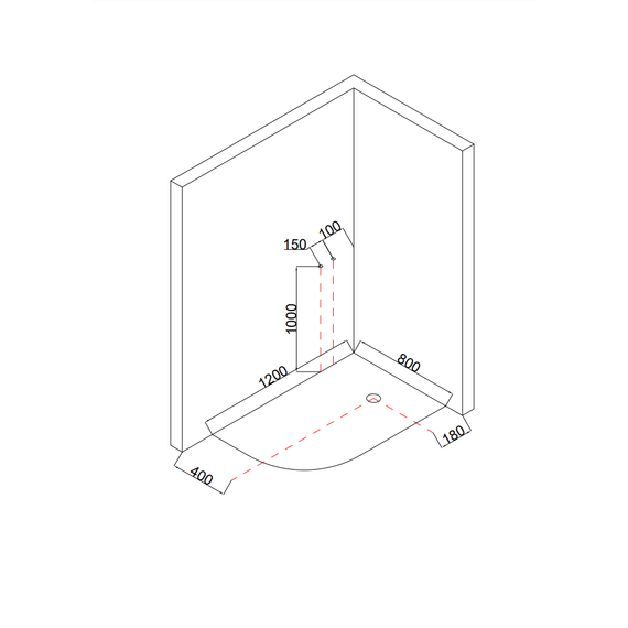 Гидробокс Taliente 120x80 см TA-128CB(R), чёрный/прозрачное - фото 9