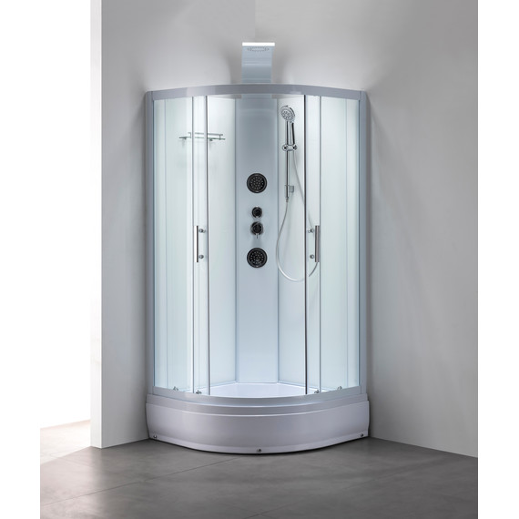 Гидробокс Taliente 100x100 см TA-100CW, белый/прозрачное - фото 2