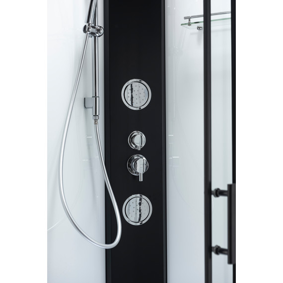 Гидробокс Taliente 120x80 см TA-128CB(L), чёрный/прозрачное - фото 5