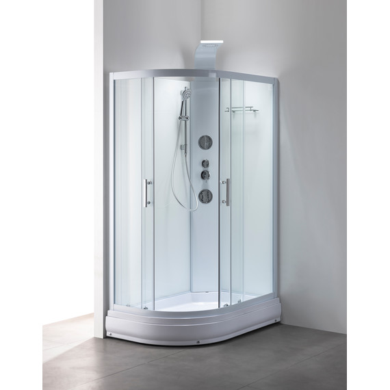 Гидробокс Taliente 120x80 см TA-128CW(R), белый/прозрачное - фото 2