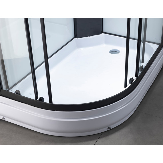 Гидробокс Taliente 120x80 см TA-128CB(R), чёрный/прозрачное - фото 4