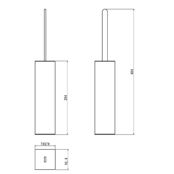 Ёршик для унитаза Boheme 10949-W-CR, цвет белый/хром - фото 3