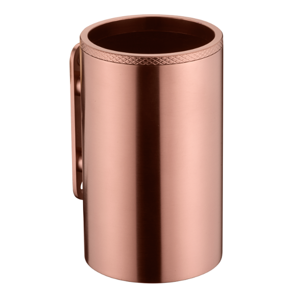 Стакан для зубных щеток Boheme Uno 10974-CB, цвет брашированная медь - фото 