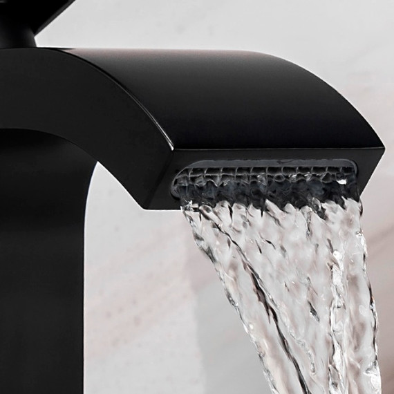 Смеситель для раковины Gappo G1007-6, черный - фото 6