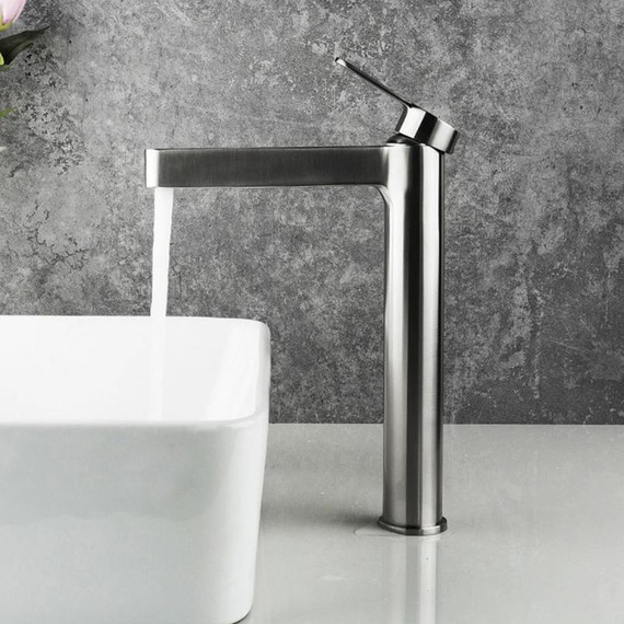 Смеситель для раковины высокий Gappo G1099-32, сатин, Цвет производителя: сатин - фото 2