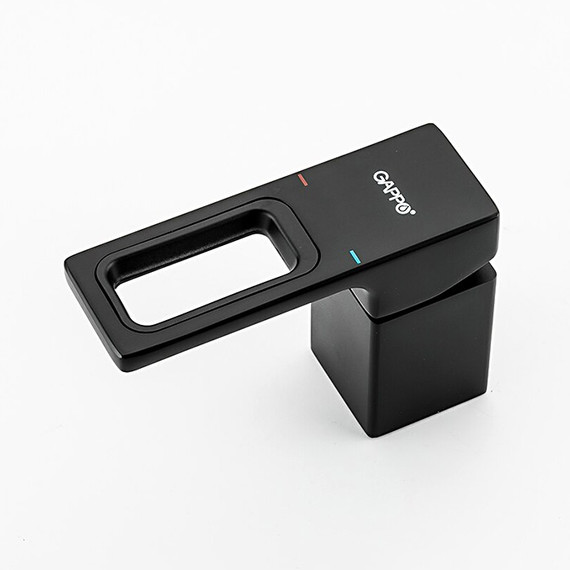 Смеситель для ванны Gappo G1117-6, черный - фото 4