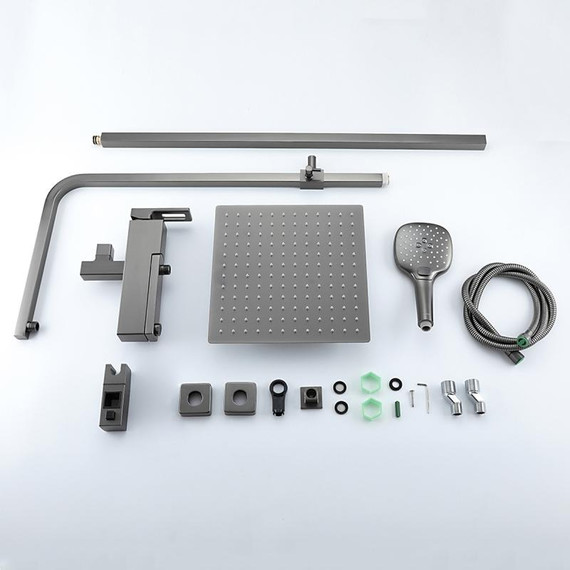 Душевая стойка Gappo G2417-9, оружейная сталь - фото 19