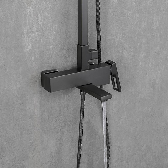 Душевая стойка Gappo G2417-9, оружейная сталь - фото 5