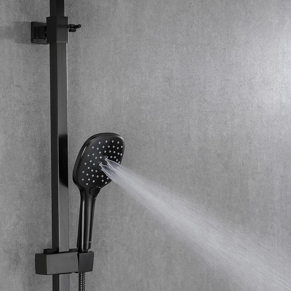 Душевая стойка Gappo G2417-9, оружейная сталь - фото 6