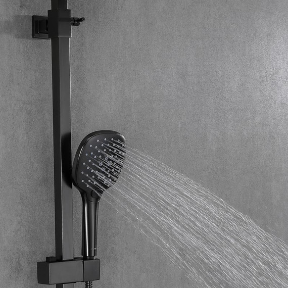 Душевая стойка Gappo G2417-9, оружейная сталь - фото 7