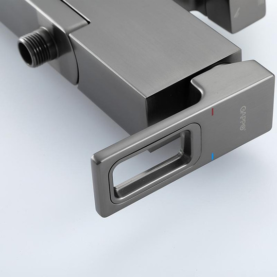 Душевая стойка Gappo G2417-9, оружейная сталь - фото 11