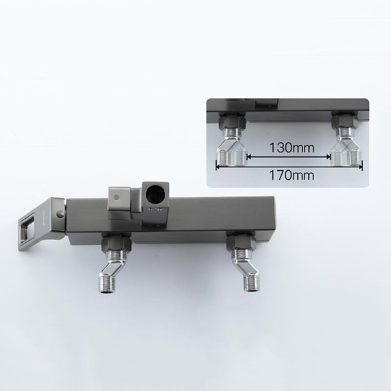 Душевая стойка Gappo G2417-9, оружейная сталь - фото 13