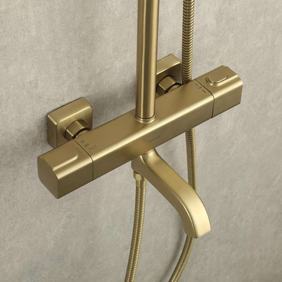 Душевая стойка с термостатом Gappo G2491-3, золото, Цвет производителя: золото - фото 25