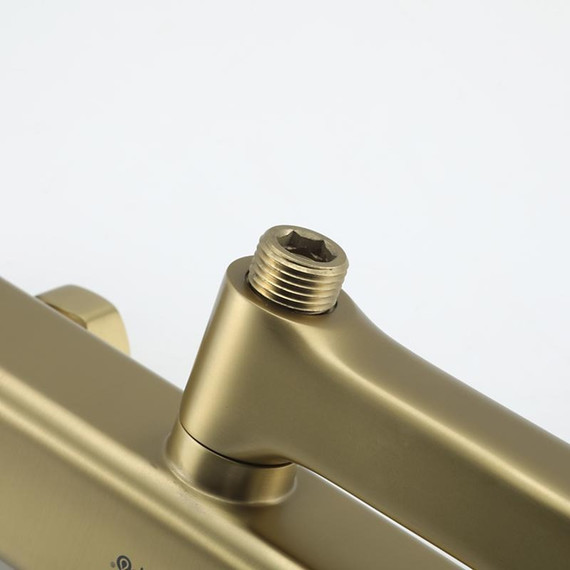 Душевая стойка с термостатом Gappo G2491-3, золото, Цвет производителя: золото - фото 10