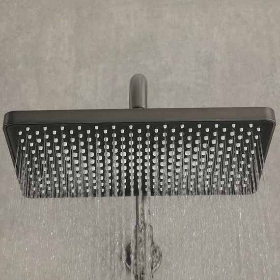 Душевая стойка с термостатом Gappo G2491-9, оружейная сталь, Цвет производителя: оружейная сталь - фото 31