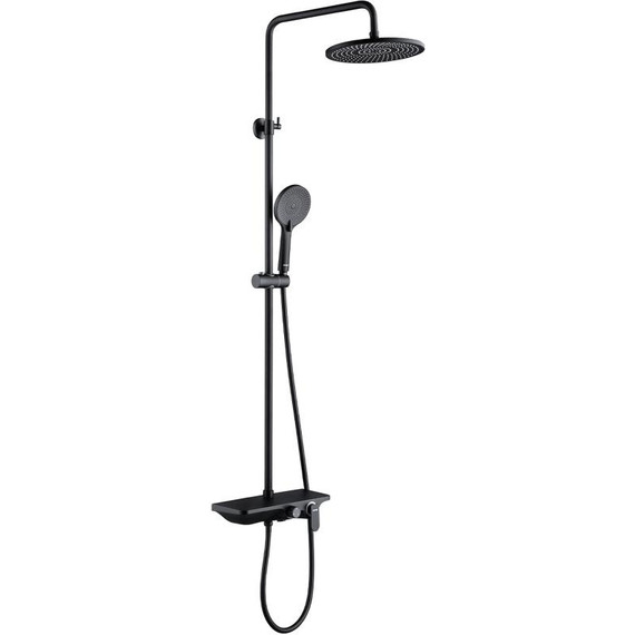 Душевая стойка Gappo G2495-5, черный - фото 