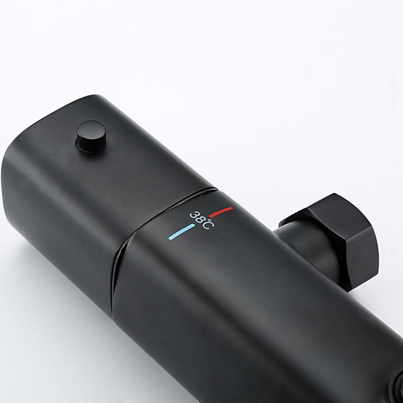 Душевая стойка с термостатом Gappo G2495-76, черный, Цвет производителя: чёрный - фото 6