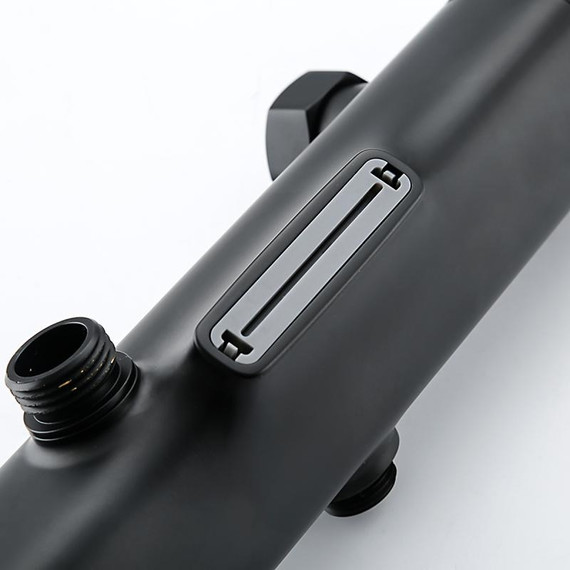 Душевая стойка с термостатом Gappo G2495-76, черный, Цвет производителя: чёрный - фото 7