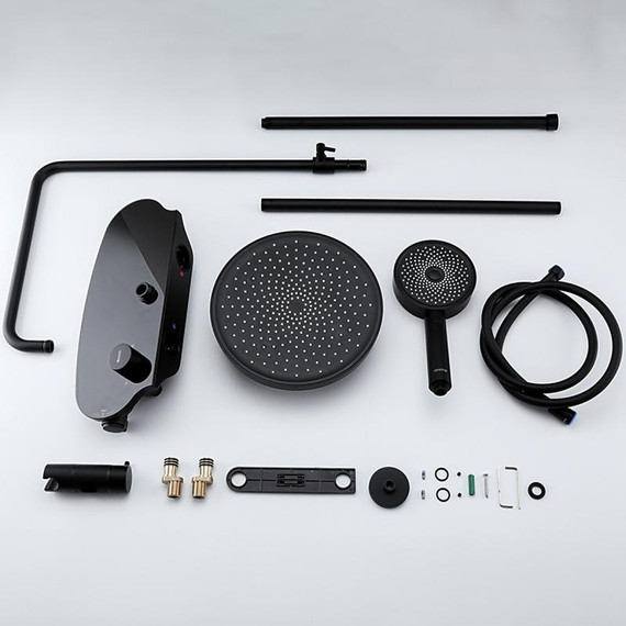 Душевая стойка Gappo G2495-86, черный, Цвет производителя: чёрный - фото 15