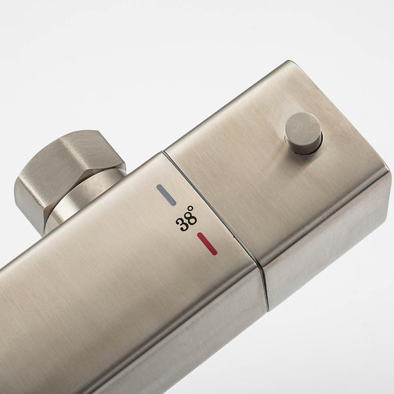 Душевая стойка с термостатом Gappo G2499-40, сатин - фото 7