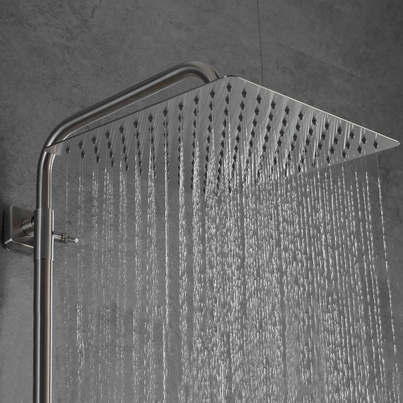 Душевая стойка с термостатом Gappo G2499-40, сатин - фото 4